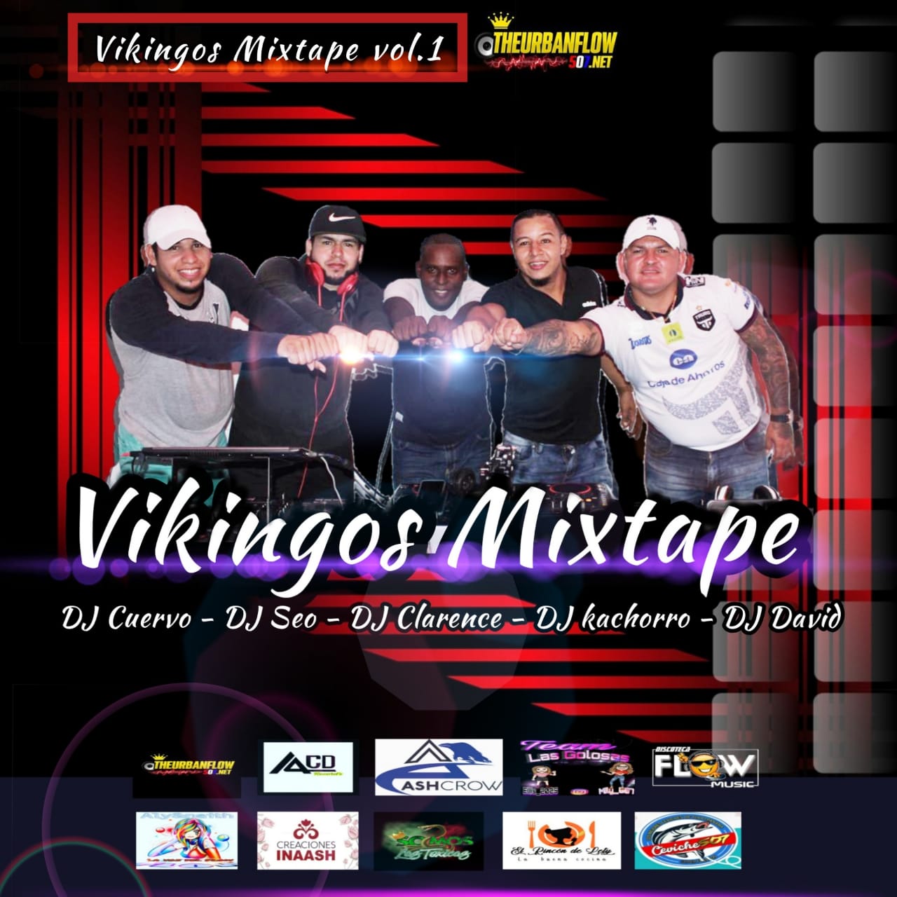 VIKINGOS MIXTAPE VOL. 1 (LIVE) - LOS DJS DE PEDREGAL CITY - DJ CUERVO - DJSEO - DJKACHORRO - DJCLARENCE - DJDAVID